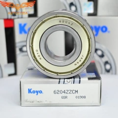 Подшипник KOYO 6204-ZZ (6204 ZZ / 80204 / 204) размер 20*47*14 Япония