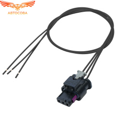 Разъем парктроника для VAG / BMW / Mercedes трехконтактный с проводами