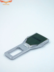 Заглушка ремня безопасности кожаная зеленая Haval