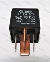 Реле (4-контактное) Audi VW Seat Skoda Black-18 12V 40A