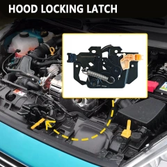 Механизм замка капота Fiesta 2008-2012