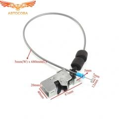 Механизм замка задней двери нижн. левый с (ручкой + тросик) Transit 2000-2013 V184 / V347