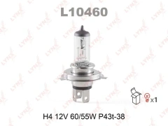 LYNXauto Лампа автомобильная H4, 1 шт. арт. L10460