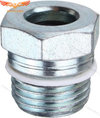 Штуцер насоса ГУР (короткий 18 mm) для FORD TRANSIT FIESTA FOCUS KA MONDEO