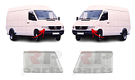 Стекло левое и правое фары MERCEDES-BENZ SPRINTER 1995-2000