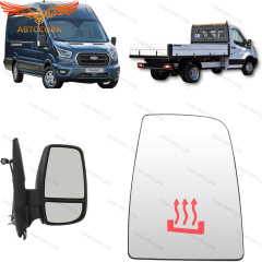 Стекло ПРАВОЕ зеркала ВЕРХНЕЕ электрическое Ford Transit 2013- 