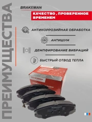 Передние тормозные колодки Тенет Т7