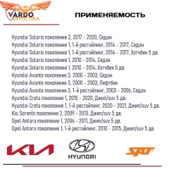 Ремкомплект на ПЕРЕДНИЙ суппорт  Киа Рио Хендай Солярис, Тибурон
