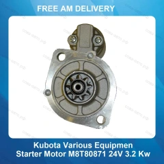 Стартер Kubota V3000 M8T80871 M008T80871 1K011-63010 1K011-63012
