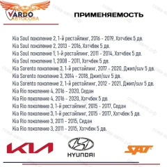 Ремкомплект на ПЕРЕДНИЙ суппорт  Киа Рио Хендай Солярис, Тибурон