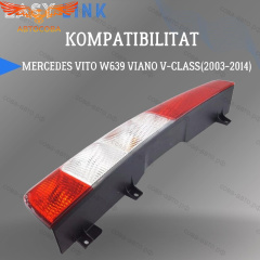 Фонарь задний ЛЕВЫЙ MB 639 VTO 03-