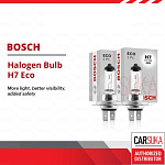 Лампа 2 шт. автомобильная Bosch "Eco", H7 12V 55W. 1987302804
