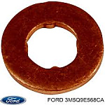 Шайба уплотнительная нижняя (медная) 7.5x15x2.0 Transit 2006- FOMOCO 3M5Q-9E568-CA 