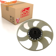 Термомуфта с крыльчаткой Ford Transit 2.4 TD / 2.2 TD RWD 2006-> (низкая гайка)