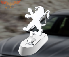 Логотип автомобиля передний  из цинкового сплава вертикальная модификация Peugeot