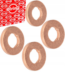 Шайба 4 шт. уплотнительная нижняя Ford 1.8 TDCI LYNX (7.1x13.7x1.6)