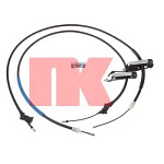 Трос ручника Focus I  сзади барабаны (ОСНОВНОЙ) 1765mm