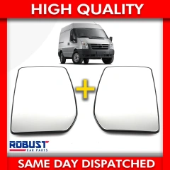 Стекло ЛЕВОЕ и ПРАВОЕ МЕХАНИЧЕСКОЕ зеркала для FORD Transit 2000-2013