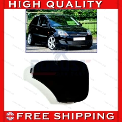 Заглушка черная переднего бампера буксировочного крюка FORD Fiesta 2001-2008