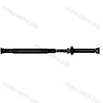 Кардан FORD TRANSIT SWB 2005-2014 MT-82 (короткий из двух частей) (JMC-FORD 7C19-4K145-DB)