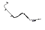 Топливная трубка Transit 2.2 TD 2006-2011 двойная от бака к фильтру и обратка