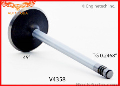 Клапан Ford 2.0 CVH Split Port USA впуск (Длина 133,09 мм Диаметр 44,02 мм Диаметр стержня 8 мм)