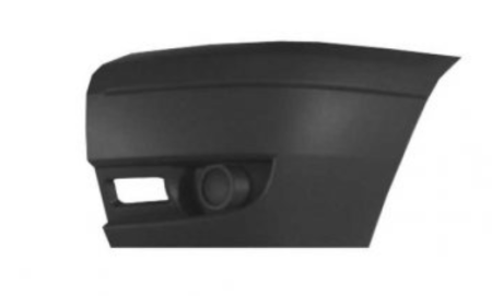 Transit  2006-2013 левая часть переднего бампера без противотуманок