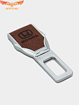 Заглушка ремня безопасности кожаная коричневая Honda