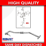 Выпускной масляный патрубок турбины Ford Transit 2.4 TD 2006-2013 (OTOSAN 	6C1Q-6K677-CB)