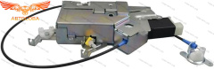Механизм замка правой выдвижной длинной двери (+ЦЗ) Transit 2001-2014 (YC15B264A00BH) синий-короткий