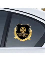 Металлическая эмблема на автомобиль "Volkswagen"самоклеящаяся