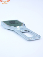 Заглушка ремня безопасности кожаная зеленая Volkswagen