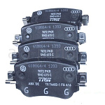 Колодки тормозные задние VW Polo VI 17-> / VW Caddy 15-> / Skoda Octavia III 12-17 / Audi A1 10-18, Q3 11-18