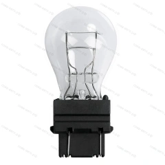Лампочка 1 шт. БЕЛАЯ 3157NA P27/7W P277W  (2 нитевая USA)