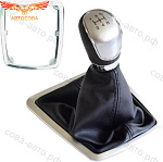 Рукоятка рычага КПП с чехлом Ford Focus 2 MK2 FL C-MAX 2006-2011 MK3 MK4 MK7 Galaxy Manual 5