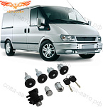К-т замков Ford Transit 2000-2006 ( 7 личинок )