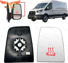 Стекло ПРАВОЕ зеркала ВЕРХНЕЕ электрическое Ford Transit 2013- 