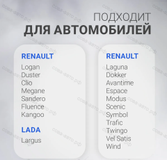 Заглушки распредвала Renault, Lada Largus (K4M, F4R)