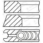 Кольца поршневые 89mm +0.5 (2.5x2x3)