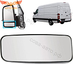 Стекло НИЖНЕЕ зеркала ЛЕВОЕ ЭЛЕКТРИЧЕСКОЕ Mercedes SPRINTER 2006->