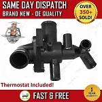 Корпус термостата с термостатом для Ford Transit MK7 2014- 2.2 RWD MK8 2.2 RWD