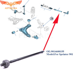 Рулевая тяга Mercedes SPRINTER / WV LT 35 96-2006 левая=правая; резьба: M16x1.5мм