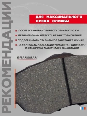 Передние тормозные колодки Тенет Т7