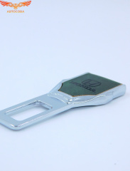 Заглушка ремня безопасности кожаная зеленая Honda