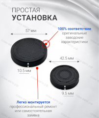 Заглушки распредвала Renault, Lada Largus (K4M, F4R)