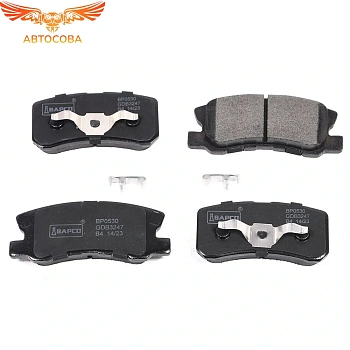 Колодки тормозные ЗАДНИЕ CHRYSLER PSA MITSUBISHI SEBRING AVENGER C-CROSSER DOBLO II ASX 09- OUTLANDER II 4007