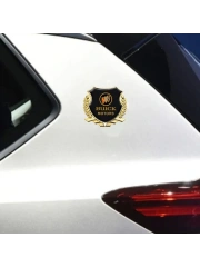 Металлическая эмблема на автомобиль "BUICK" самоклеящаяся
