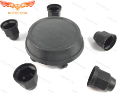 Колпак 1 шт. с 5 шт. крышками для гаек колесного диска Ford Transit 1986-2014 (98-102 mm)