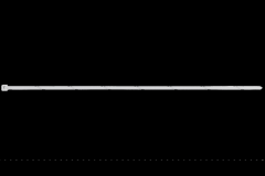 ХОМУТЫ-СТЯЖКИ НЕЙЛОНОВЫЕ 3.6х300, бел. 100 шт.