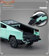 Машина игрушечная коллекционная "Tesla" с пикапом